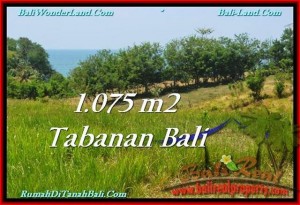 JUAL TANAH MURAH di TABANAN BALI 1,075 m2  View Laut dan Gunung